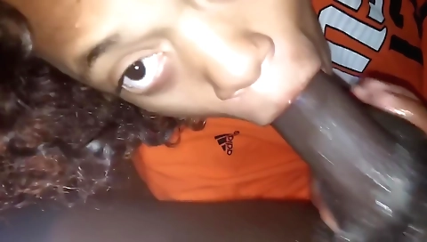 Brooke girl's wet blowjob