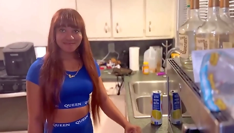 Sexy blonde fucked in her pussy