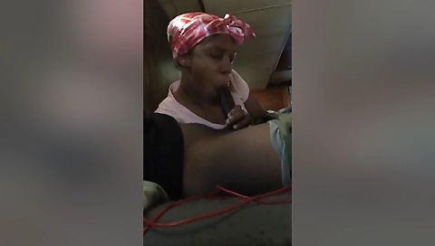 Hot blonde slut rides black cock