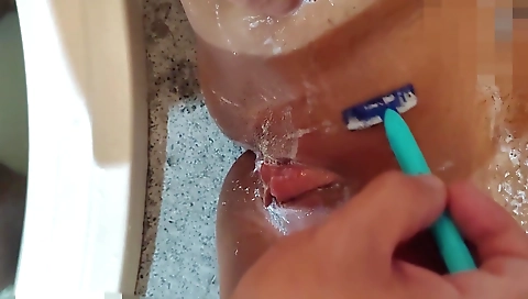 Mas kastielour shot for a blonde anal with her ass