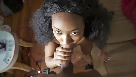 Suckoldy guy gets fucked by her boyfriend