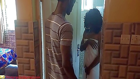 I Watched My Step Cousin Step Sister Bathing, I Got Horny And Fucked Her Mercilessly Inside The Toilet And In The Room With A Different Sex Style. 1 12 Min